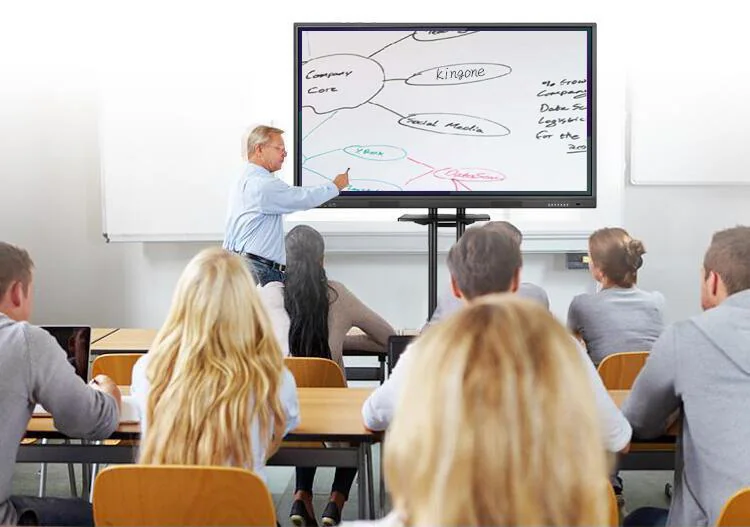 interactive screens for schools with LED interactive flat panel display