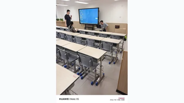 Row seating classroom