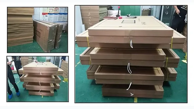 Wooden case packing for export